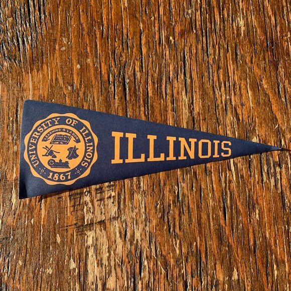 Other - VINTAGE University of Illinois Pennant